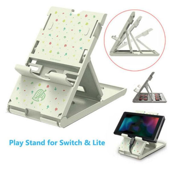 

cell phone mounts & holders play stand foldable portable cartoon printed game holder for nintendoswitch accessories vh99