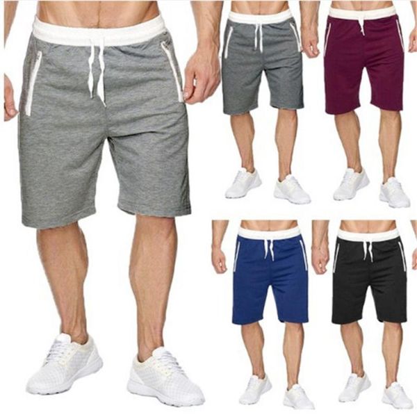 

men's shorts summer 2021 leisure sports wear five point classic fashion pants daily beach fitness versatile cotton cool, White;black