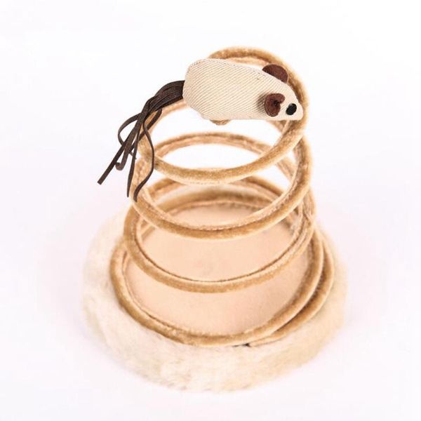 

cat toys plush spring mouse cute pet playing for cats kitten