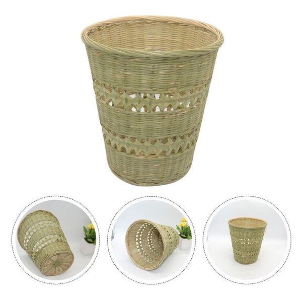 

1 pc practical laundry container folwer basket storage ornament (light green)