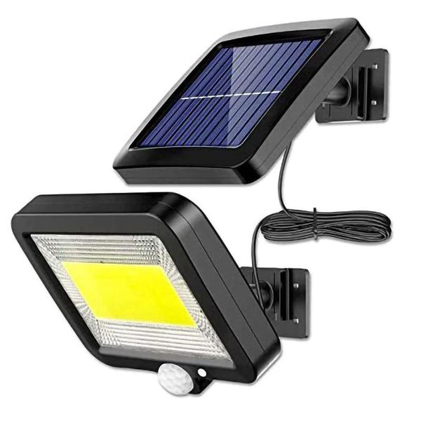 

solar lamps 3 mode light pir motion sensor detection wall lamp energy-saving waterproof outdoor indoor lighting