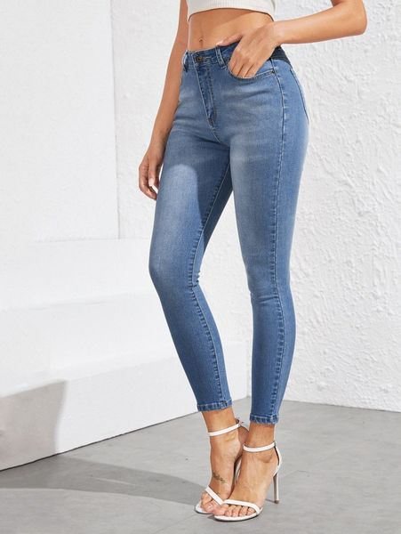 

stonewash skinny jeans f8iw#, Blue