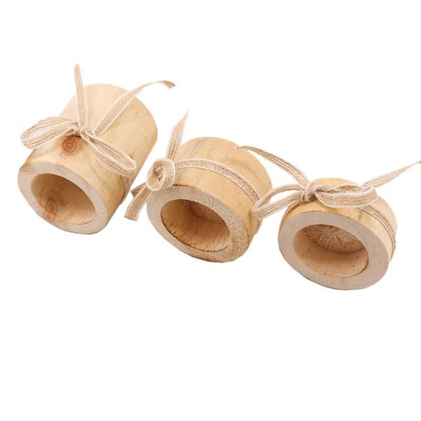 

candle holders 3 pcs wooden candlestick elegant holder high cylinder candlestand home ornament deskdecor festival gift with rop