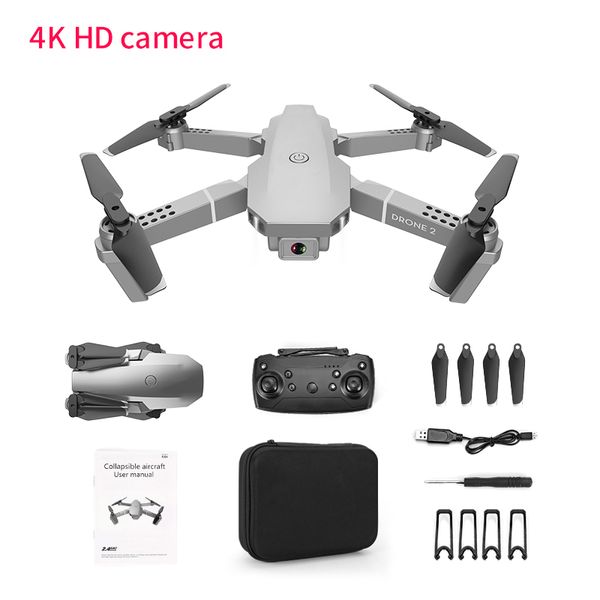 Alta Qualidade E68 Mini Drone Dobrável Altitude Hold Quadcopter Drones com HD Camera Live Video tem caixa de varejo