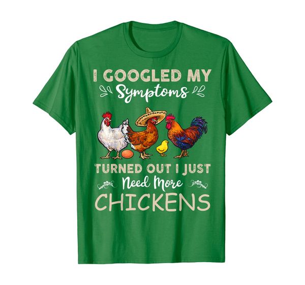 

i googled my symptoms cock funny chicken shirt farmer gifts, White;black