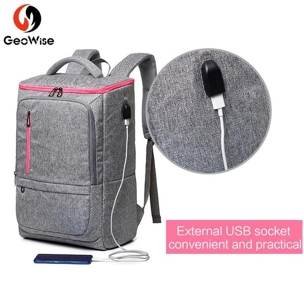 

backpack men's 19 inch lapmode multi-function usb charging travel shoulder bag students weekends backpacks for a teenagers