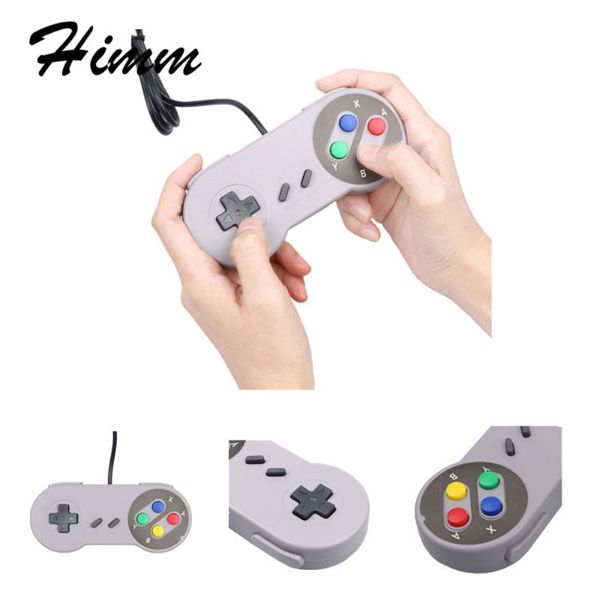 

game controllers & joysticks 2pcs/lot super controller snes usb classic gamepad for pc mac games win98/me/2000/2003/xp/vista/windows7/8/ os