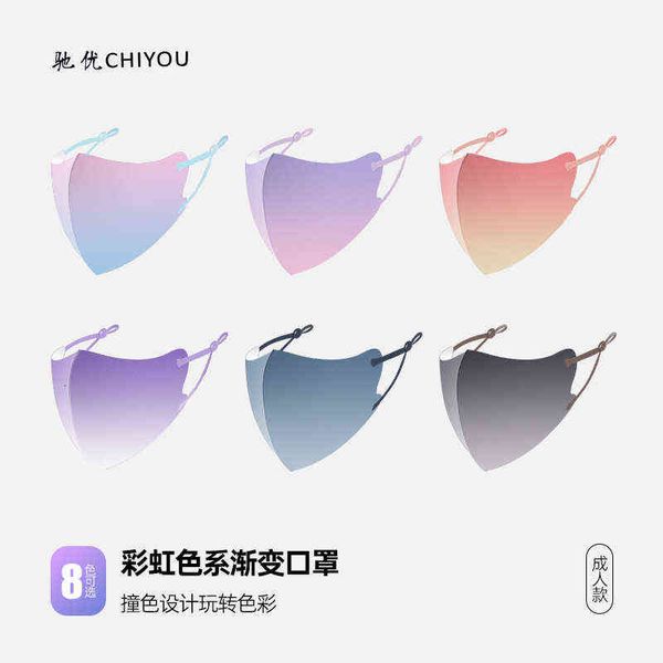 

senquan's dust-proof washing 3d three-dimensional printing gradient cloth mask