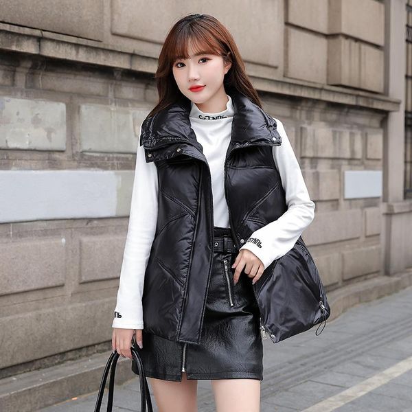 

women's vests almuerk women's vest, Black;white