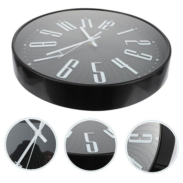 

wall clocks 1pc home round hanging clock pendant simple mute