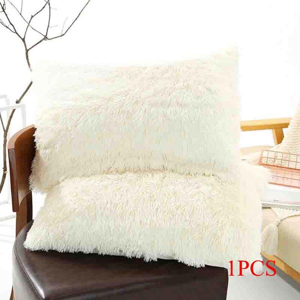 

pillow case fluffy plush 50*70cm luxury long hair home bed sleeping pillowcase throw cushion soft comfortable cover