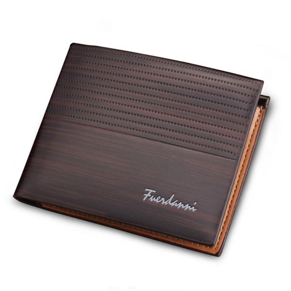 

wallets men fabala wallet bifold embossing short purse holder id leather, Red;black