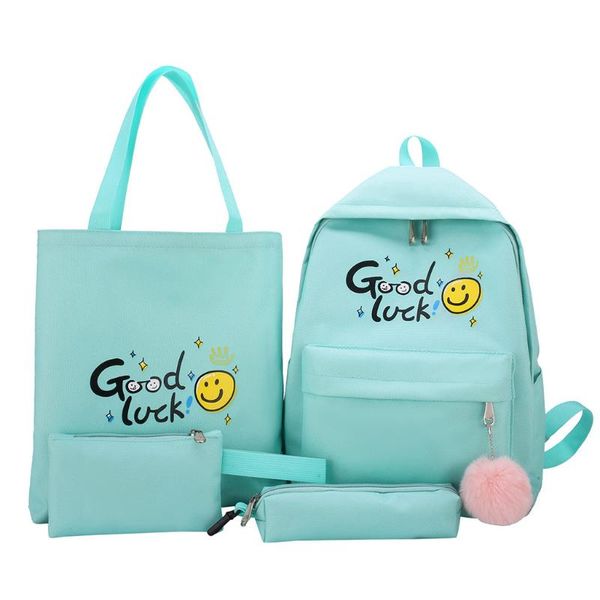 

backpack women college wind female student bag cartoon cute printed travel multi-function casual bags