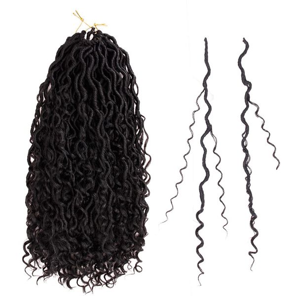 

widely-used wavy gypsy locs locs goddess faux locs supplier, Silver