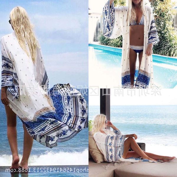 

women's swimsuit bohemian bikini swimsuit covered beach skirt, White;black