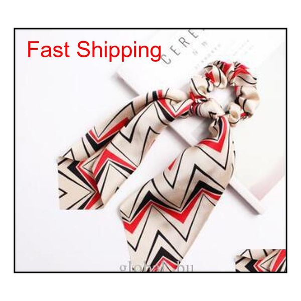 

scrunchie ponytail hairband uniform satin scarves retro printed headband business silk scarves ribbon headscarf st jlluih carshop2006, Silver