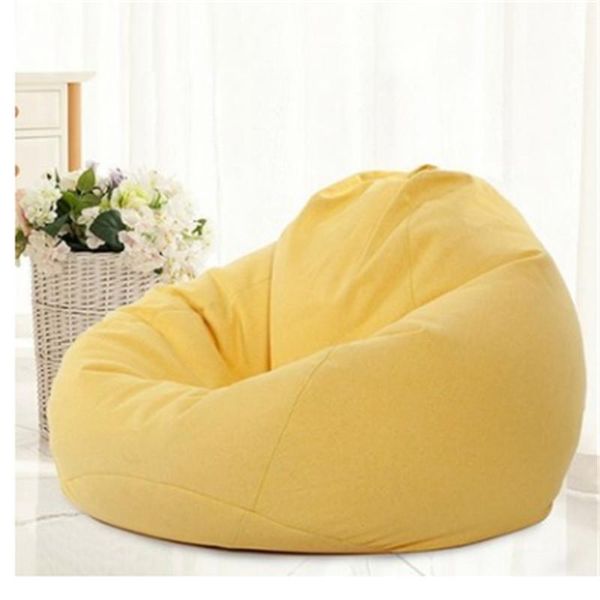 

chair covers sofa cover large bean bag single seat solid beanbag living room clothes organizer without filler 70 80cm home 2021