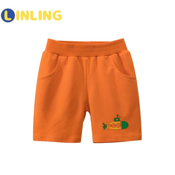 Lining de Algodão de Alta Qualidade Calções Crianças Verão Fino Beach Calças Crianças Calças Meninos Roupas Esportivas 2-10Y Roupas Criança P98 210308