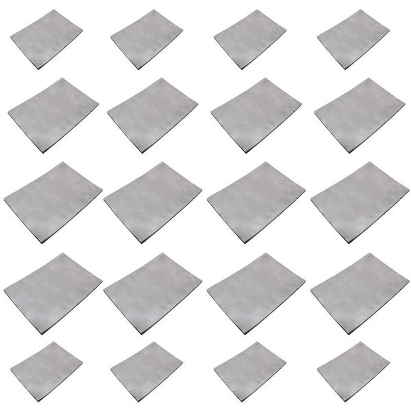 

gift wrap 25 pcs creative food bags u-shaped convenient storage containers (silver)