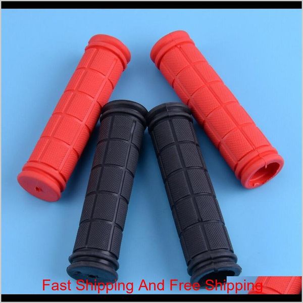 

1 pair rubber soft bike handlebar grips bmx mtb mountain bike road bike bicycle handle handlebar bar end grips c qylmqe home2006