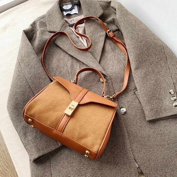 

vintage hong kong style women tote large capacity solid color shoulder bags luxury 2020 designer crossbody bags ladies handbags c0228