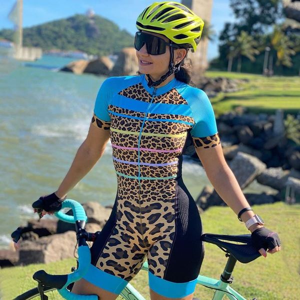 

racing sets 2021 professional triathlon women's cycling suit bicycle tights jumpsuit maillot mujer ropa ciclismo female clothes, Black;blue