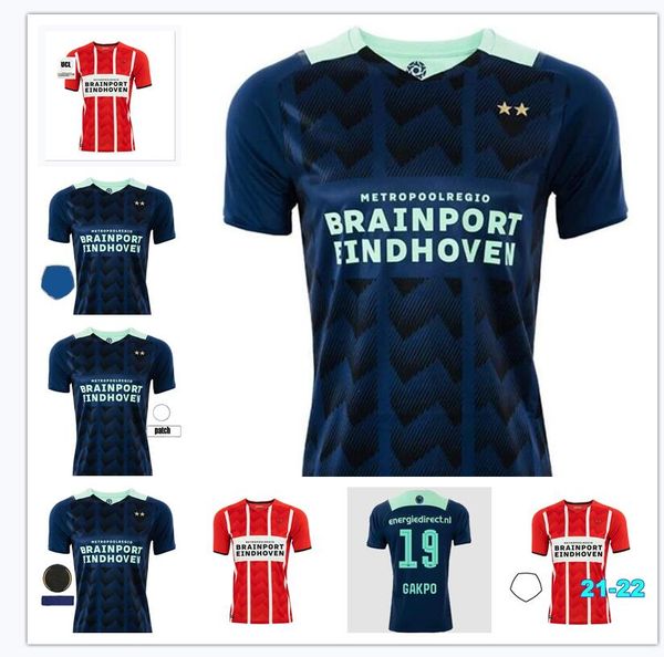 

21 soccer jerseys 2021 2022 malen camisa de futebol ihattaren dumfries gakpo bruma lammers mens football shirt, Black;yellow