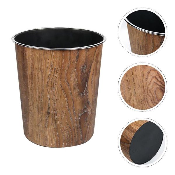 

waste bins 1pc household trash container storage basket can without lid