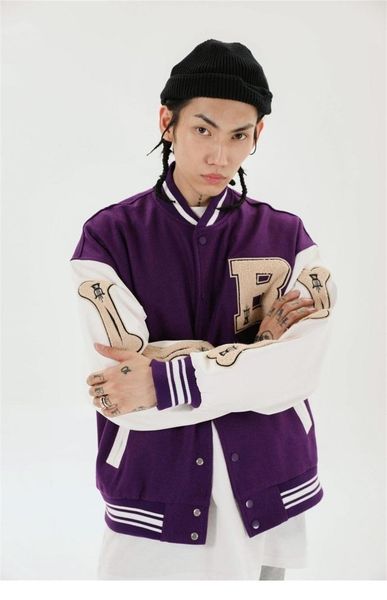 

women's jackets womens coats and high street hip hop baseball uniforms casual coat loose stitching jacket 2021 summer, Black;brown