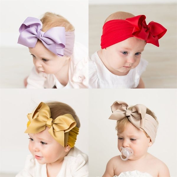 

butterfly headband headbands baby girl head bands girls hair ring accessories wide nylon high elasticity comfortable children 5-inch h289zah, Slivery;white