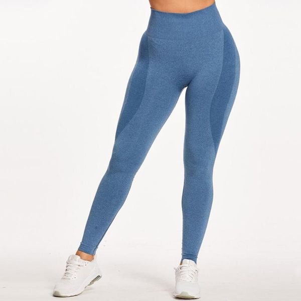 

yoga outfit gym fitness training seamless leggings women pants running sport high waist legging tights push up athletic trousers