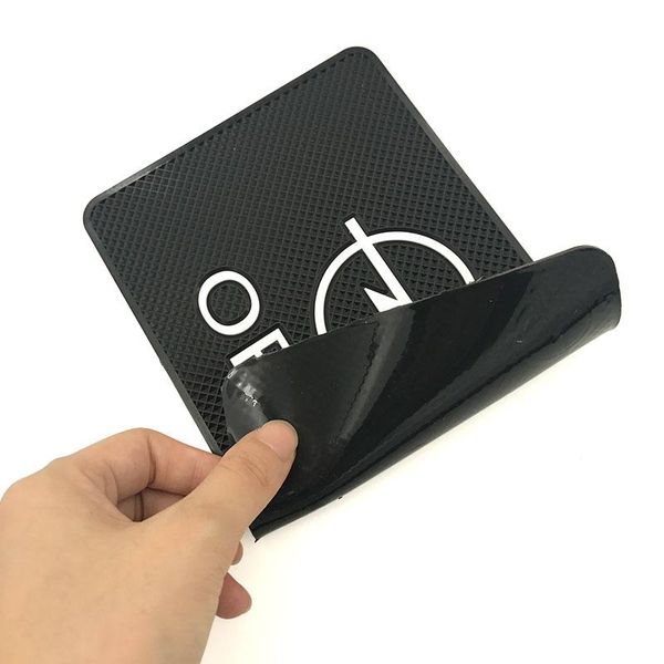 

anti-slip mats car logo anti slip mat gps phone holder non-slip pad for series styling auto accessories ornament