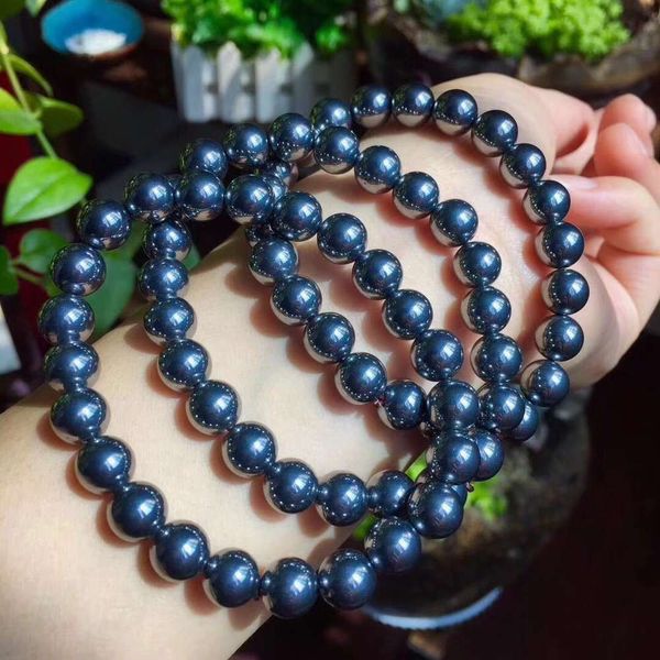 

natural terahertz bracelet improves human magnetic field, Black