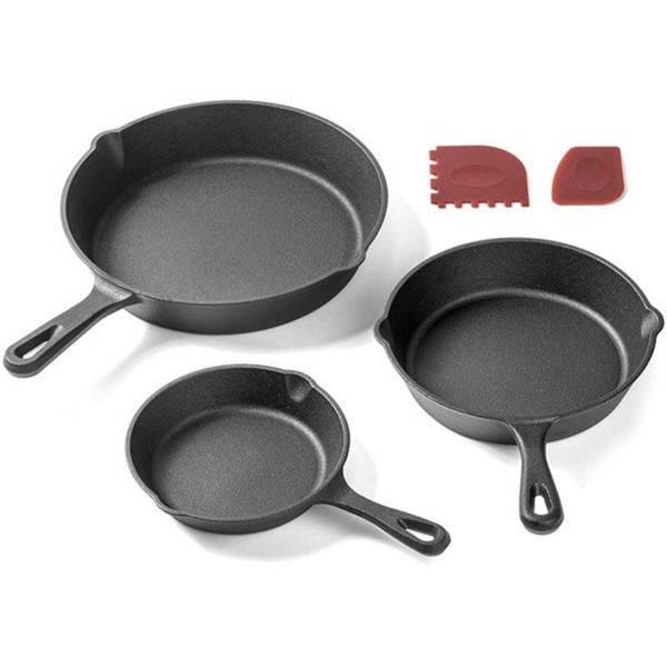 

pans cast iron skillet non-stick frying pan cooking pot restaurant chef cookware eco-friendly