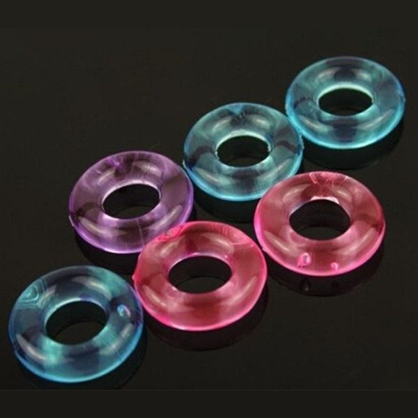 

cockrings 10pcs donuts silcone delaying rings cock flexible glue ring couple game toys games wedding party gift