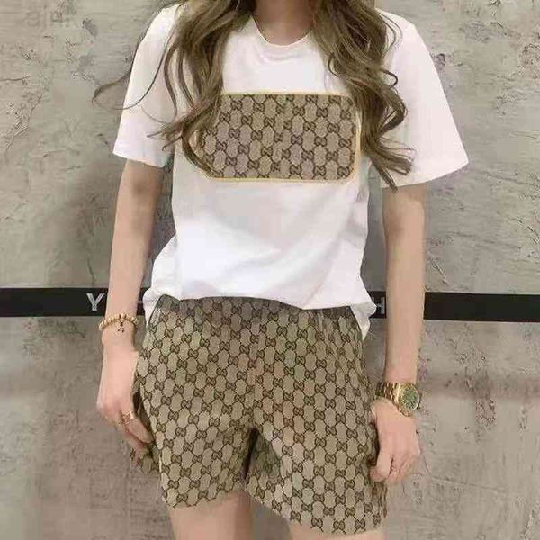 

2023 factory wholesale new casual fashion sportswear short sleeve shorts loose korean version, Gray