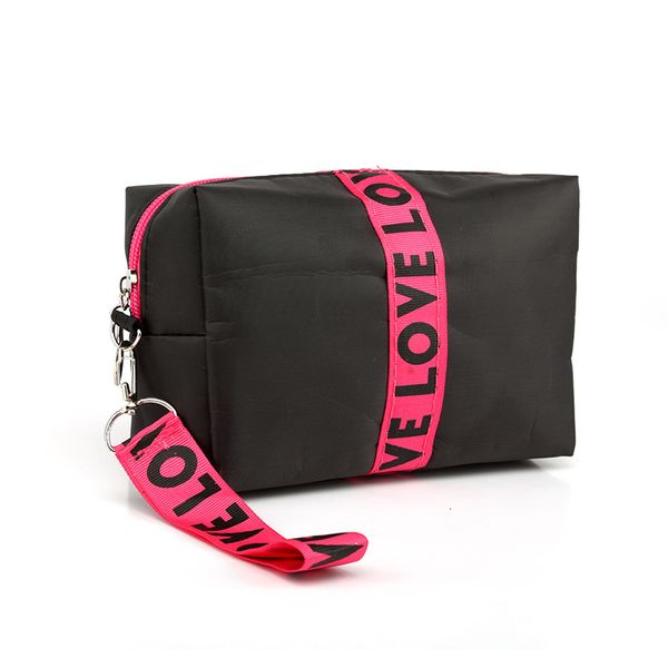 

cosmetic bag cross ribbon letter love