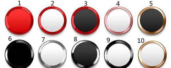 

touch id metal aluminum alloy home button round protector sticker case for iphone 8 8plus 7 7plus 6 6s 5 5s usgix ymirb