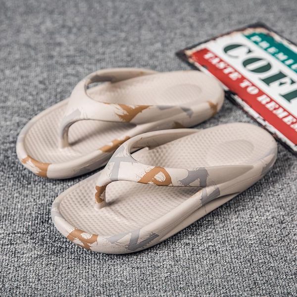 

slippers casual beach shoes men black green soft man brand designer flip flops comfortable travel mens