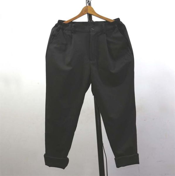 

men's pants casual 9-point large fashion harlan simple black versatile loose tapered