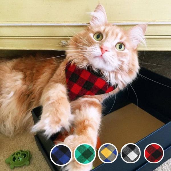 

dog apparel plaid cat accessories for small cats leisure pet collars medium dogs suitable puppy supplies cloth products fashion