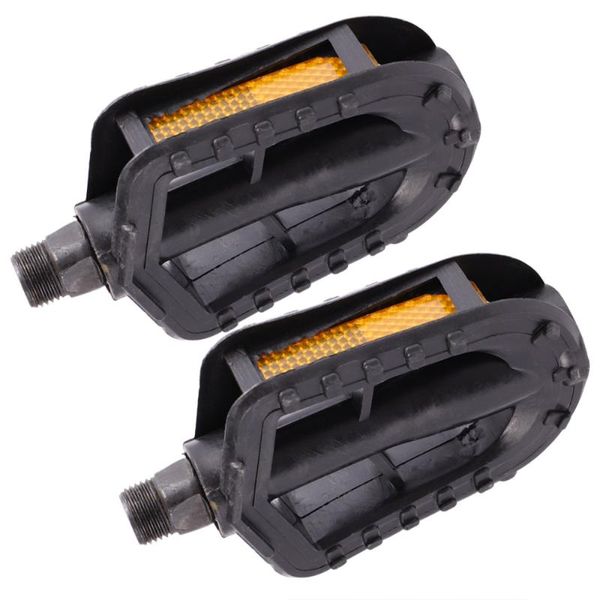 

bike pedals 1 pair ultralight kids anti-slip rubber safety children cycling (black)