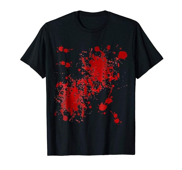 

men's t-shirts fake blood splatter t-shirt, White;black