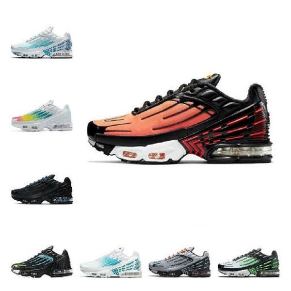 

tn plus 3 tuned iii 3s men sports shoes laser blue white pimento obsidian hyper violet deep parachute ghost green triple tiger black trainer