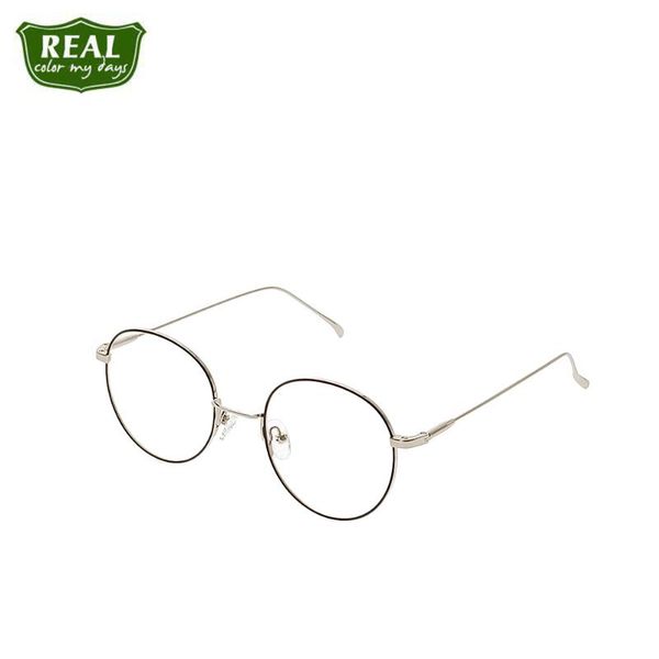 

fashion sunglasses frames 2021 big face optical glasses frame metal myopia men eyewear women gradient eyeglasses fine temple unisex, Black
