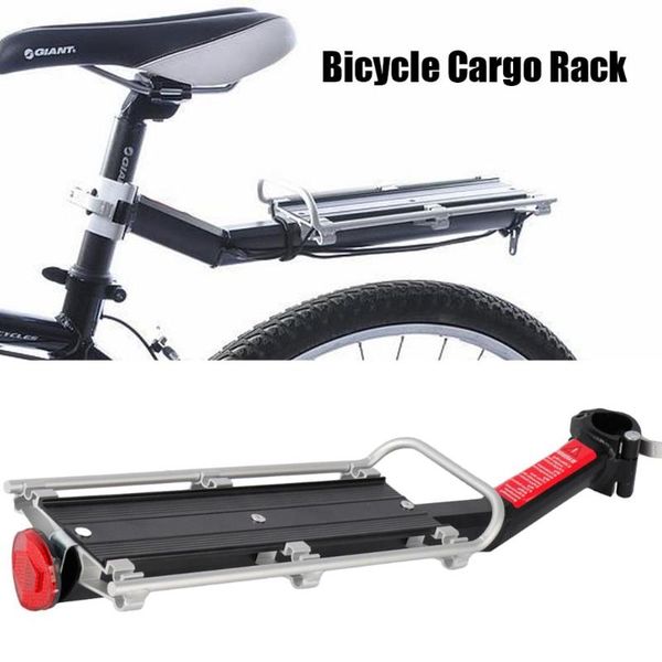 

car & truck racks bicycle cargo alloy carrier seat post quick mount bikes rear luggage rack bag holder stand optional front fork trunk
