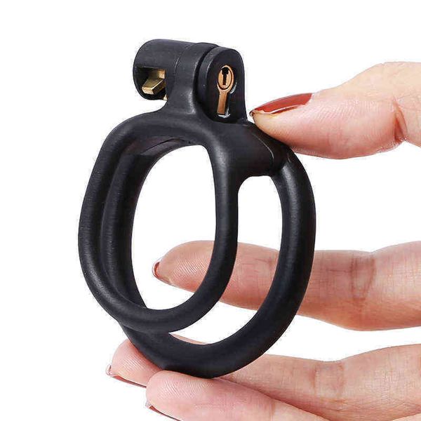 Dispositivi di castità sessuale NXY Mamba zero maschio dispositivo di castità in resina Gallo con gabbia palla barella anello adulto blocco giocattolo 1206