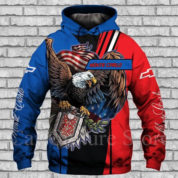 

men's hoodies & sweatshirts monte carlo anime hoodie 3d printing jacket sportswear harajuku pullover oversized streetwear high quality, Black