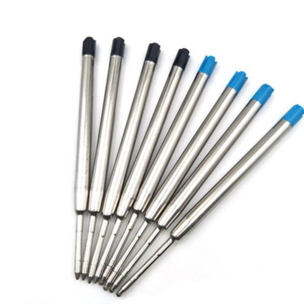 

10 ballpoint pen refills blue black color ink ballpoint pen refills for school office writing stationery, Blue;orange