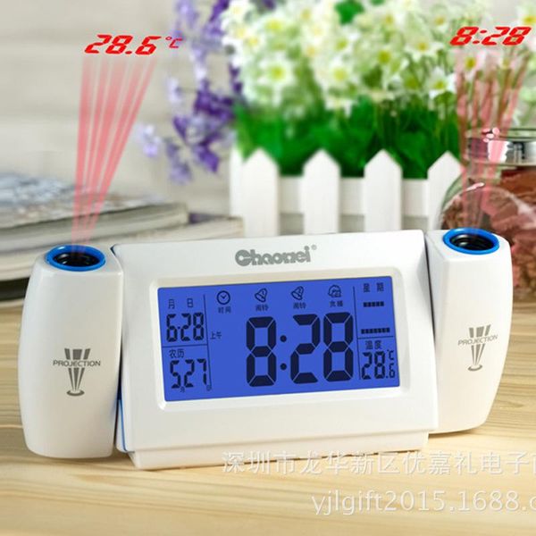 

desk & table clocks led perpetual calendar originality alliteration control projection alarm noctilucent electronics